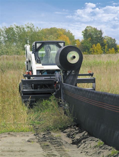 silt fence installer for skid steer|silt fence installation machine.